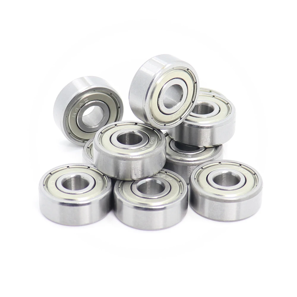 R4zz  R4Azz Bearing R6zz R8zz ABEC-1 10PCS Double Shielded Inch Miniature Ball Bearings R4z R4Az R6z R8z