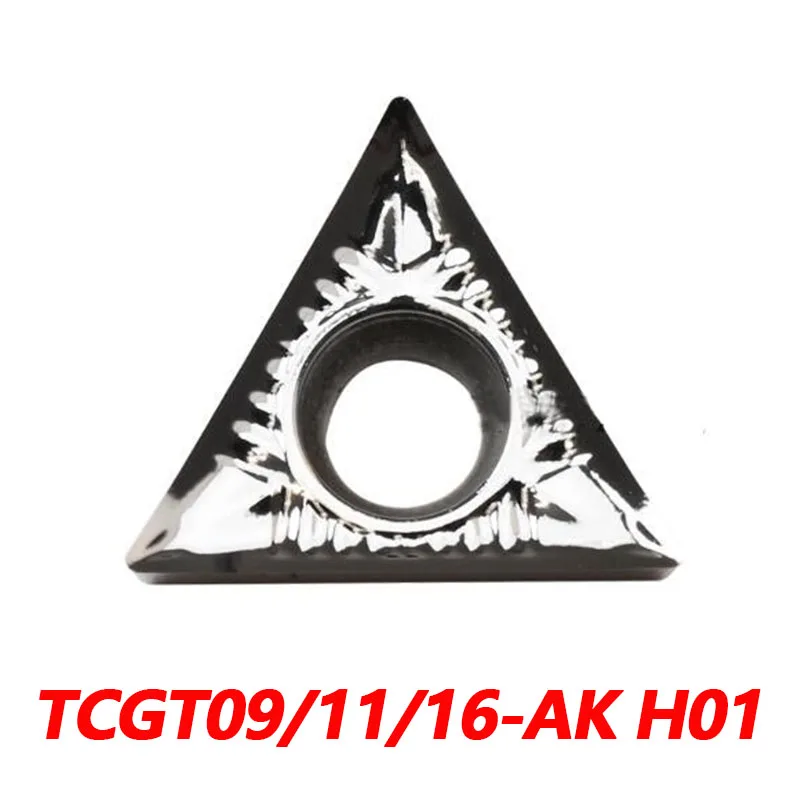 100% Original CNC Inserts TCGT16T304-AK H01 TCGT090202 090204 110202 TCGT110204 16T302 TCGT16T308 For Aluminum TCGT Lathe Cutter