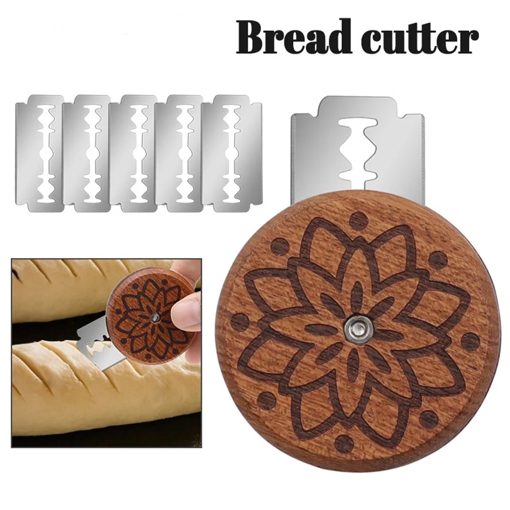 UFO Bread Lame Dough Scoring Slashing Tools French Bread Scorer Baking Sourdough Bread Knife Cutter Making Tools for Bread Baker