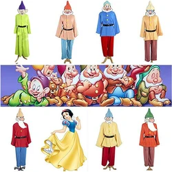 Halloween Party cosplay costume Movie anime Snow White and Seven Dwarfs Costume Cosplay Custom made Carnival