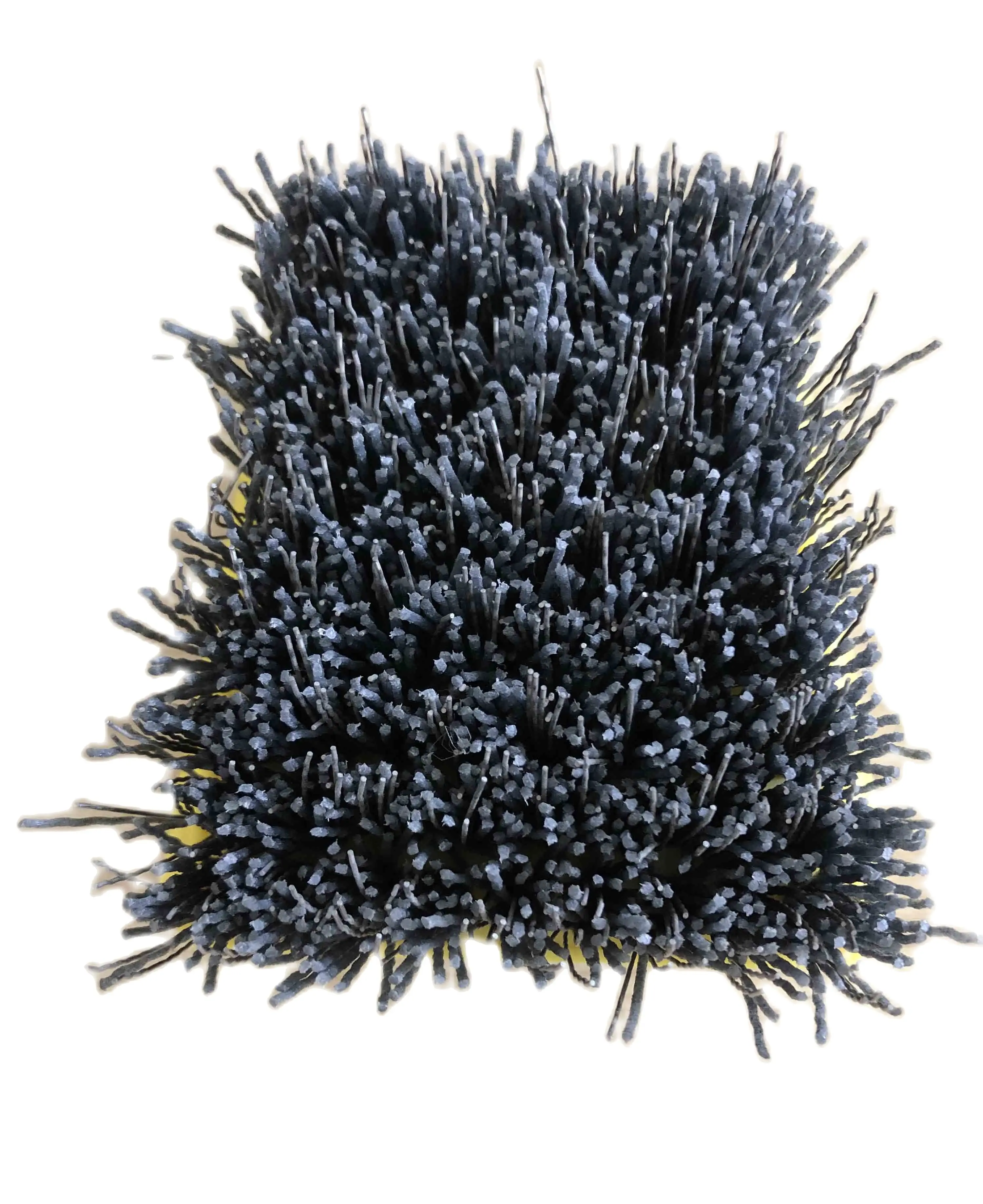 Brosse Abrasive Antique en diamant composé, avec fil d'acier, pour le polissage et le nettoyage de la pierre, du marbre et du granit
