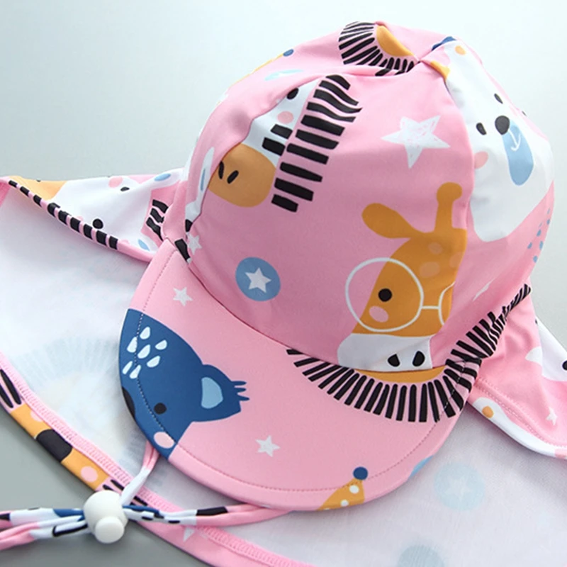 Baby Bathing Suit Boy Girl Kids One Piece Swimsuit for Children with Hat UPF50 UV Protection Girls Swimwear Beach Swimming Wear