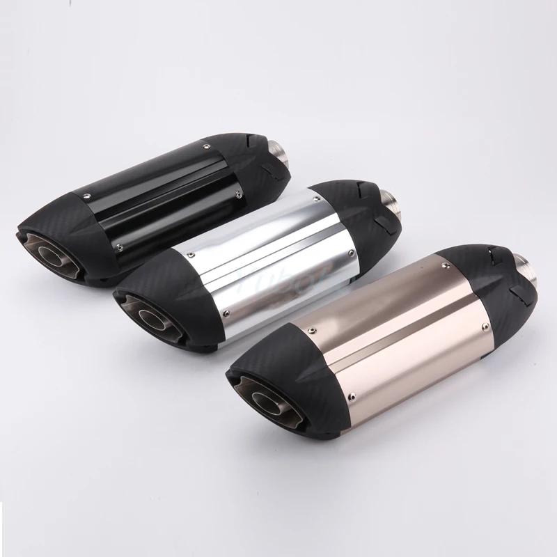 

Modify Universal Motorcycle Exhaust Pipe Z900 MT07 ER6N Z650 Z250SL Z250 Motocross Muffler System Silencer Pit Dirt Pot Escape