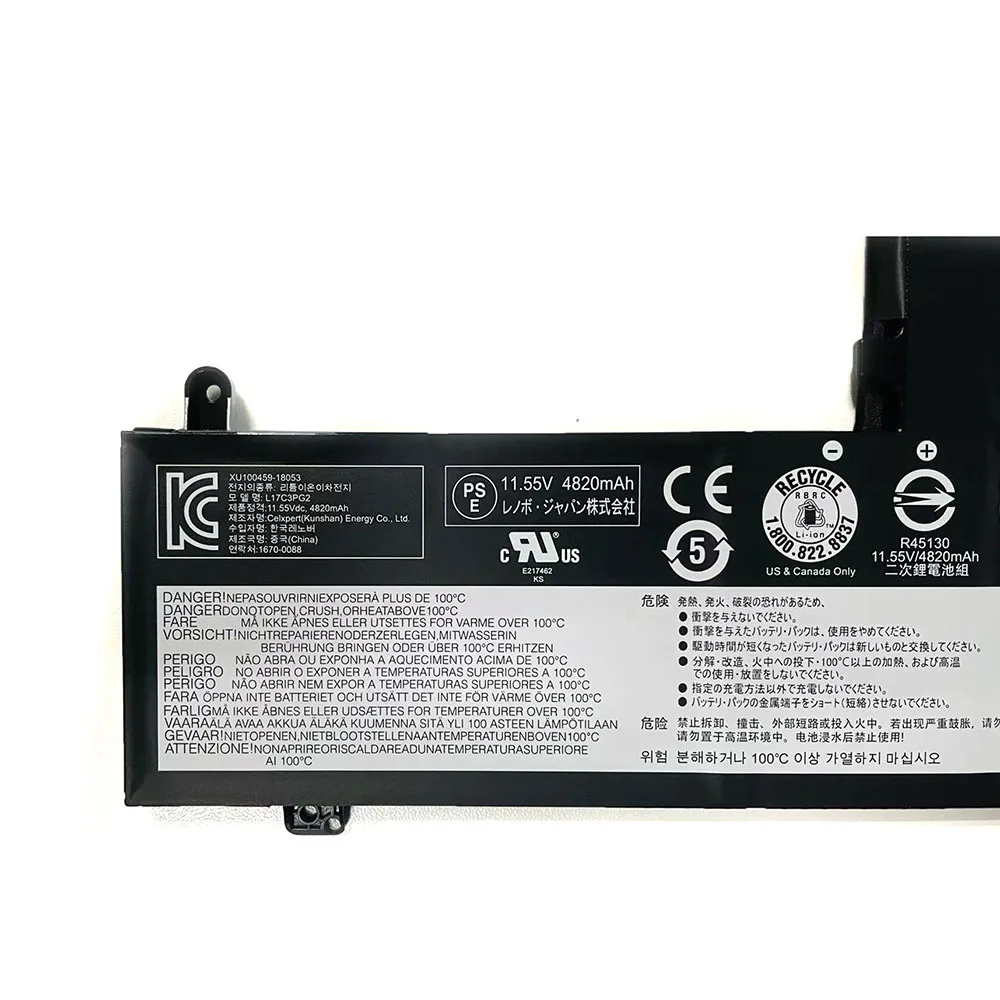 7XINbox 11.55V 57Wh 4965mAh L17C3PG2 L17M3PG1 Original Laptop Battery For Lenovo Legion Y530 Y540-15IRH Y7000 Y7000P Y7000P-2019