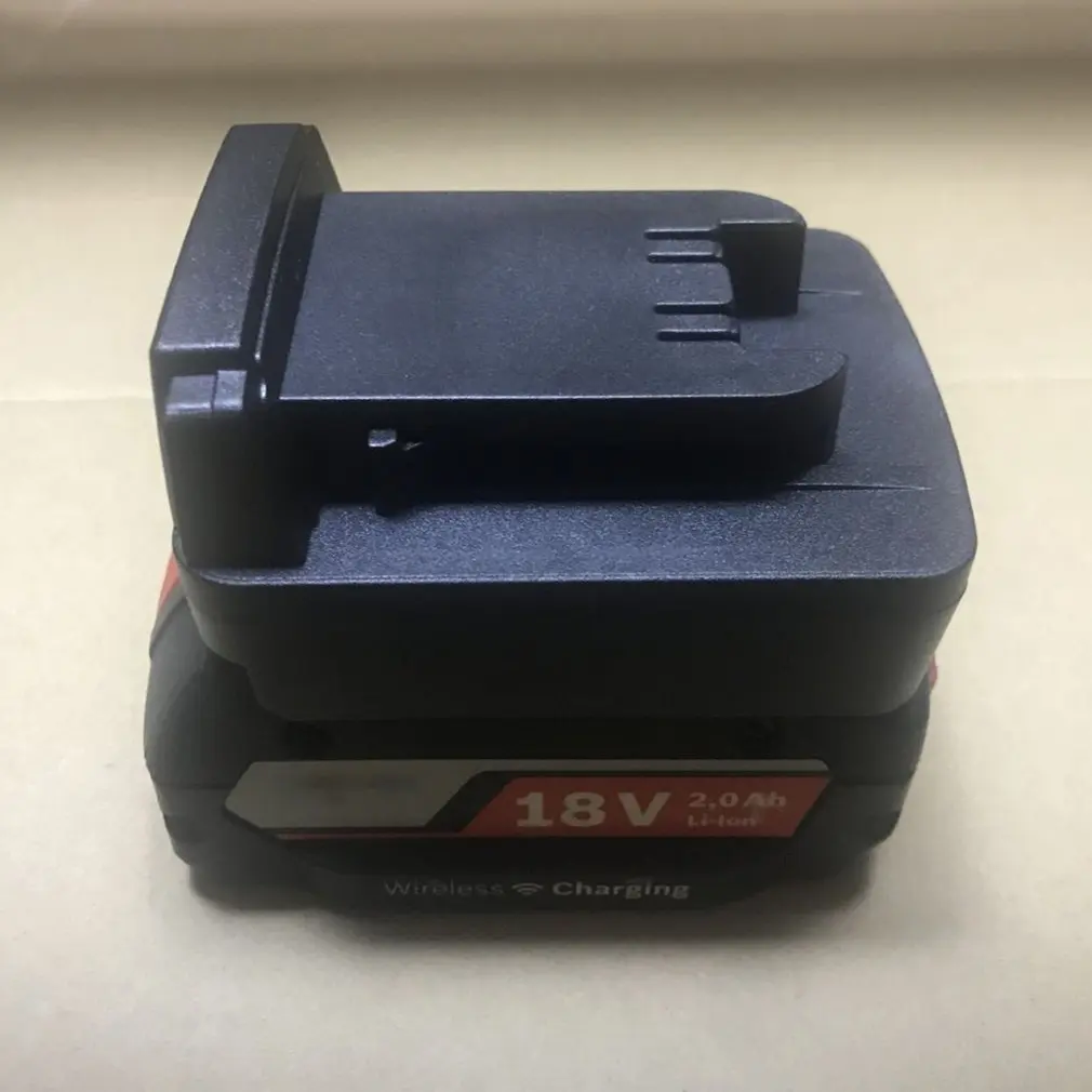 Adaptador para bateria de lítio bosch, 18v, plástico de alto desempenho, grande confiabilidade, ferramenta elétrica, adaptador portátil para bateria de lítio
