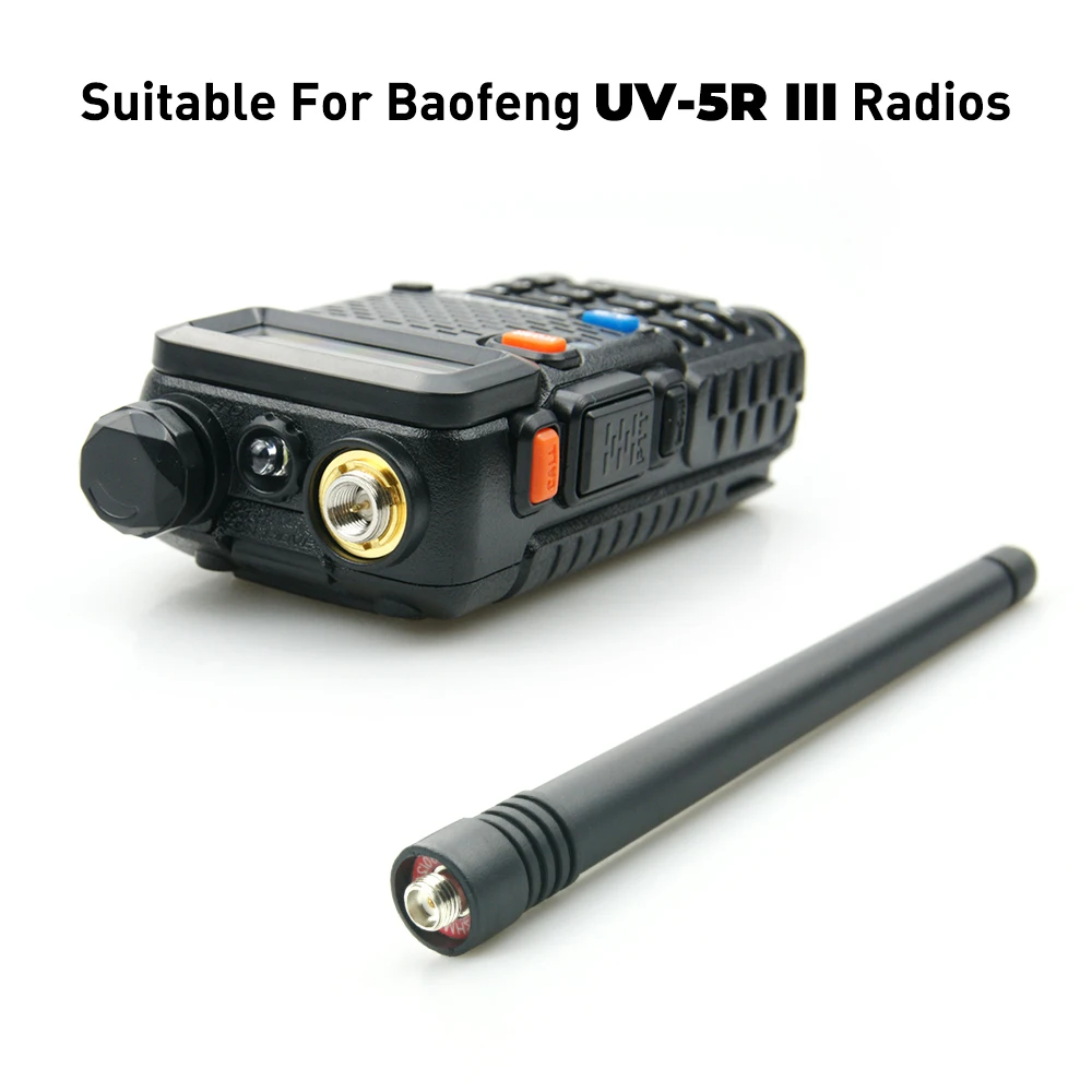 (220-260MHZ) walkie-talkie universale breve Antenna FM/145-230/245-260MHz sma-femmina Antenna per Baofeng UV-5R III UV-S9 UV-82T
