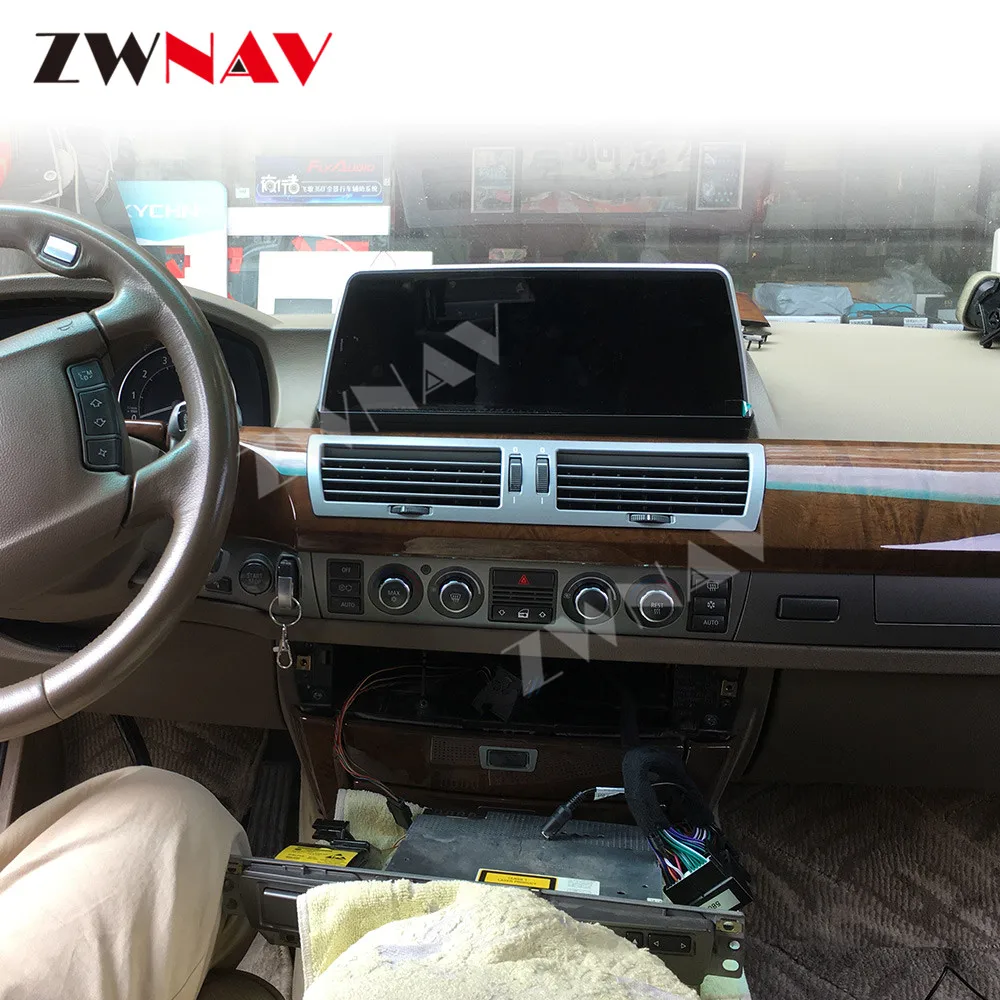 8 + 256G Carplay أندرويد 13 الوسائط المتعددة لسيارات BMW 7 Series E65 E66 2005 2006 2007 2008 2009 استقبال راديو الصوت وحدة رأس الفيديو GPS
