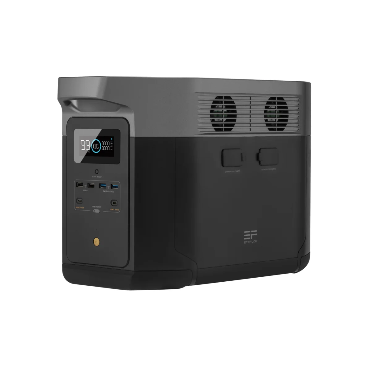 ECOFLOW DELTA MAX Power Station 2400W Outdoor Camping RV Backup Lithium Batter AC Output Power 99% of your home devices