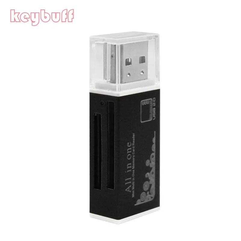 Adaptador de lector de tarjetas de memoria Micro USB 2,0, multifunción, todo en 1, para Micro SD, SDHC, TF, M2, MMC, MS PRO DUO