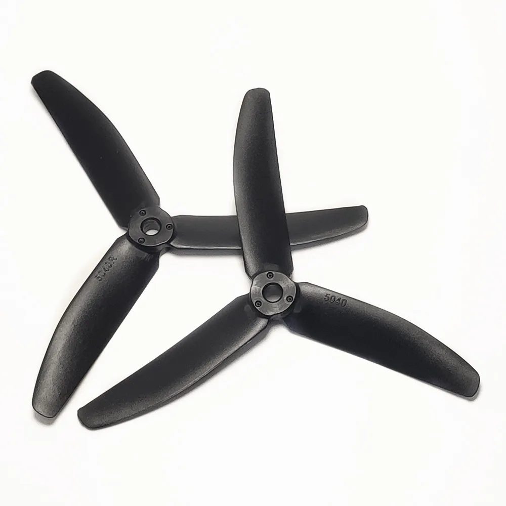 2 Pairs 5040 Propeller 3-Klingen CW/CCW PC für RC DIY FPV Drone FreeStyle Quadcopter Teile
