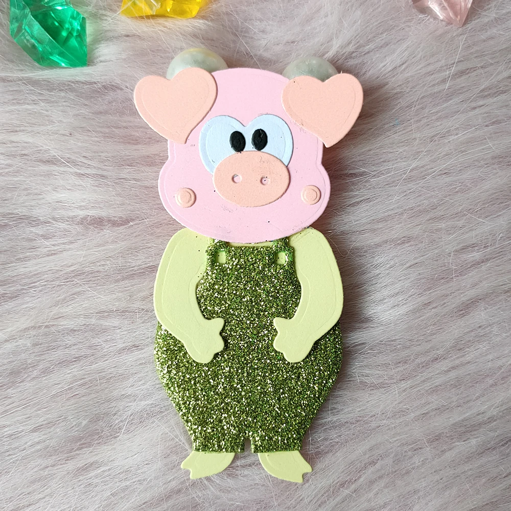 New Pig metal cutting die mould scrapbook decoration embossed photo album decoration card making DIY handicrafts