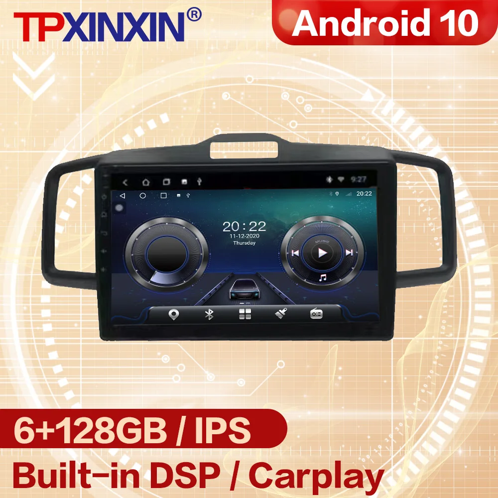 Carplay Android Radio Receiver Multimedia For Honda Freed MPV 2008 2009 2010 2011 2012 2013 2014 2015 GPS IPS Recorder Head Unit