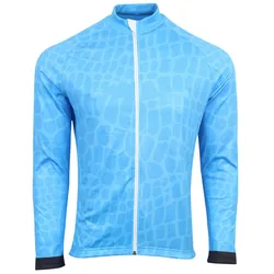 Men's Jersey Long Sleeve Suit Triathlon Quick-Drying Breathable Cycling Clothes Sport Riding Bike Jacket With Pocket