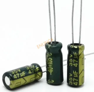

30pcs/lot 35V 47UF 5*11MM high frequency low impedance aluminum electrolytic capacitor 47uf 35v 20%