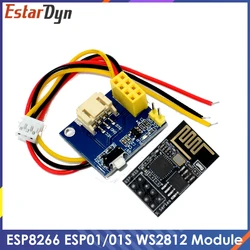 ESP8266 ESP-01 ESP-01S WS2812 RGB LED Controller Module for IDE WS2812 Light Ring Smart Electronic DIY