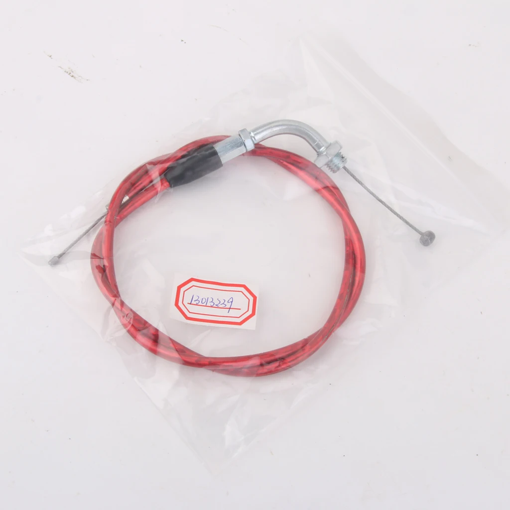 

RED PIT DIRT BIKE THROTTLE ACCELERATOR CABLE 110cc 125cc 140cc PITBIKE