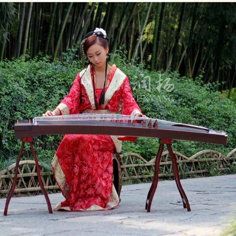 China Guzheng professional musical instruments Zither Digging inlay string instruments Guzheng accessories for Beginner study