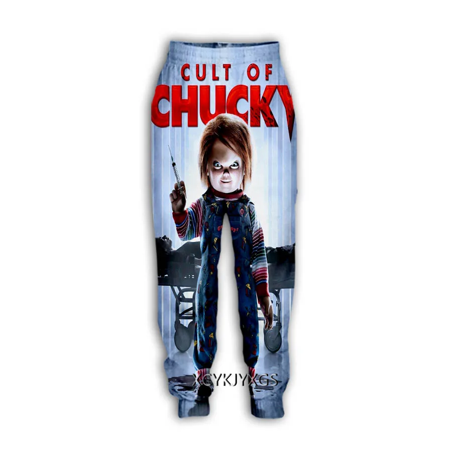 

New Men/Women 3D Printed Casual Pants Cult of Chucky Fashion Streetwear Men Loose Sporting Long Pants F19