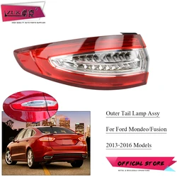 Car Accessories LED Rear Bumper Tail Light Brake Stop Lamp Taillight Taillamp For Mondeo Fusion MK5 2014-2018 Exterior Parts
