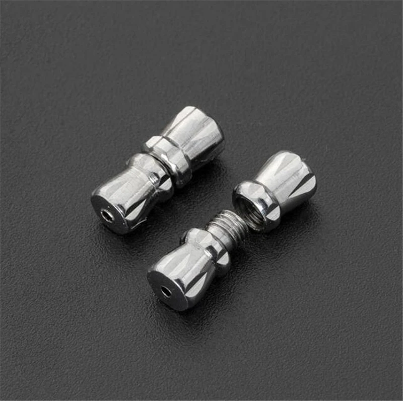 20pcs Barrel Screw Clasps Jewelry Connector Screw Twist Clasps Copper End Tip Barrel Clasps for Necklace Bracelet Jewelry Making