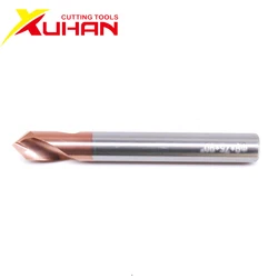 1PC HRC55 3MM 4MM 5MM 6MM 8MM 10MM 90 Degree Spot Drill Bit for Machining Hole Drill Chamfering Tools Tungsten Carbide Steel