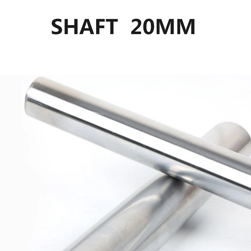 1PC Liner Rail Linear Shaft Optical Axis OD 20mm Chrome Plated 3D Printer Rod Shaft 100-500mm Length CNC Parts