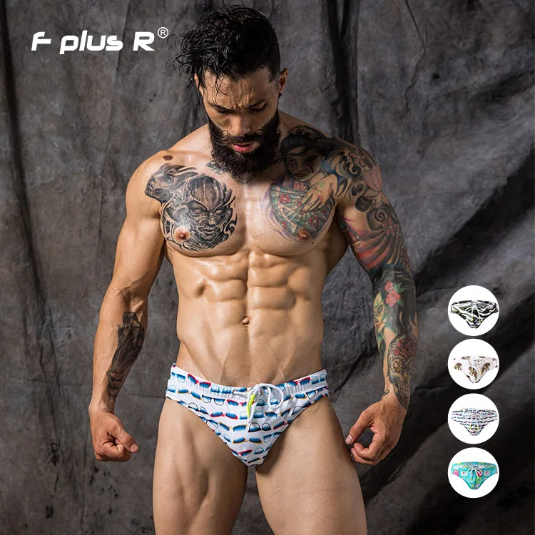 Sexy Pouch Pad Push Up Swimwear Men Swimming Briefs Man Swimsuits Bikini Male Swim Trunks for Beach Surf Bathing Suit Wear