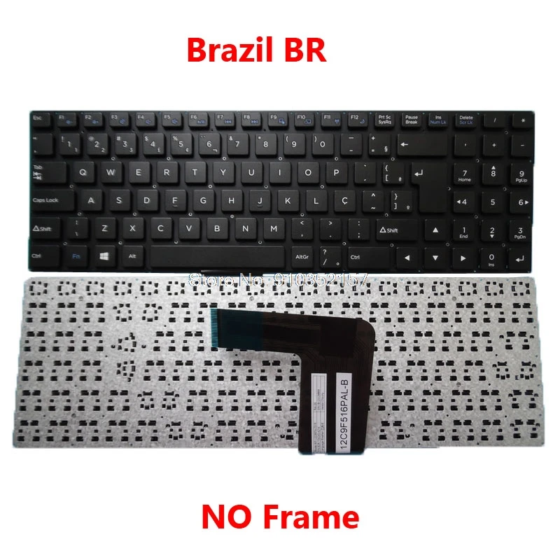 

UK LA BR Layout Keyboard For Positivo Motion I341TA-15 I341TAI-15 I581TA I581TA-15 I581TAI I581TAI-15 I34128A-15 Brazilian