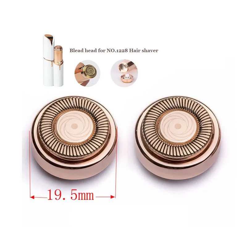 Testa di lama per donna rimozione dei capelli rossetto rasoio per capelli Bikini epilatore 4 pezzi una borsa