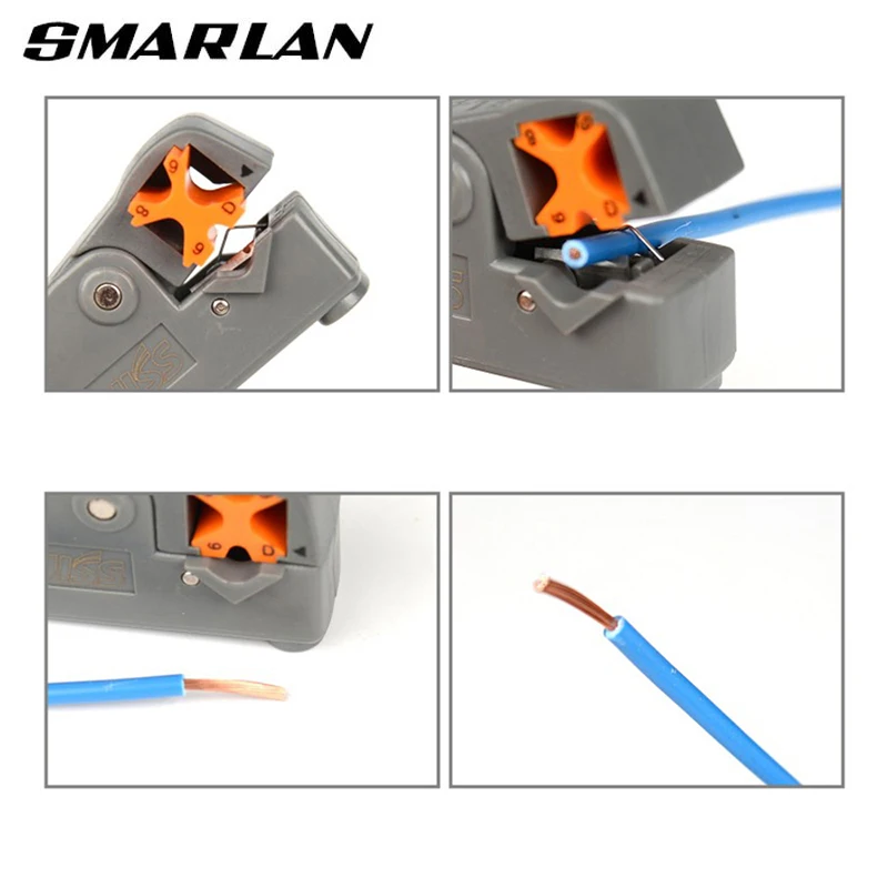 Automatic Stripping Pliers Electric Wire Stripper Peel Cable Hand Tool Crimping Decrustation Plier Insulated Electrical Straight