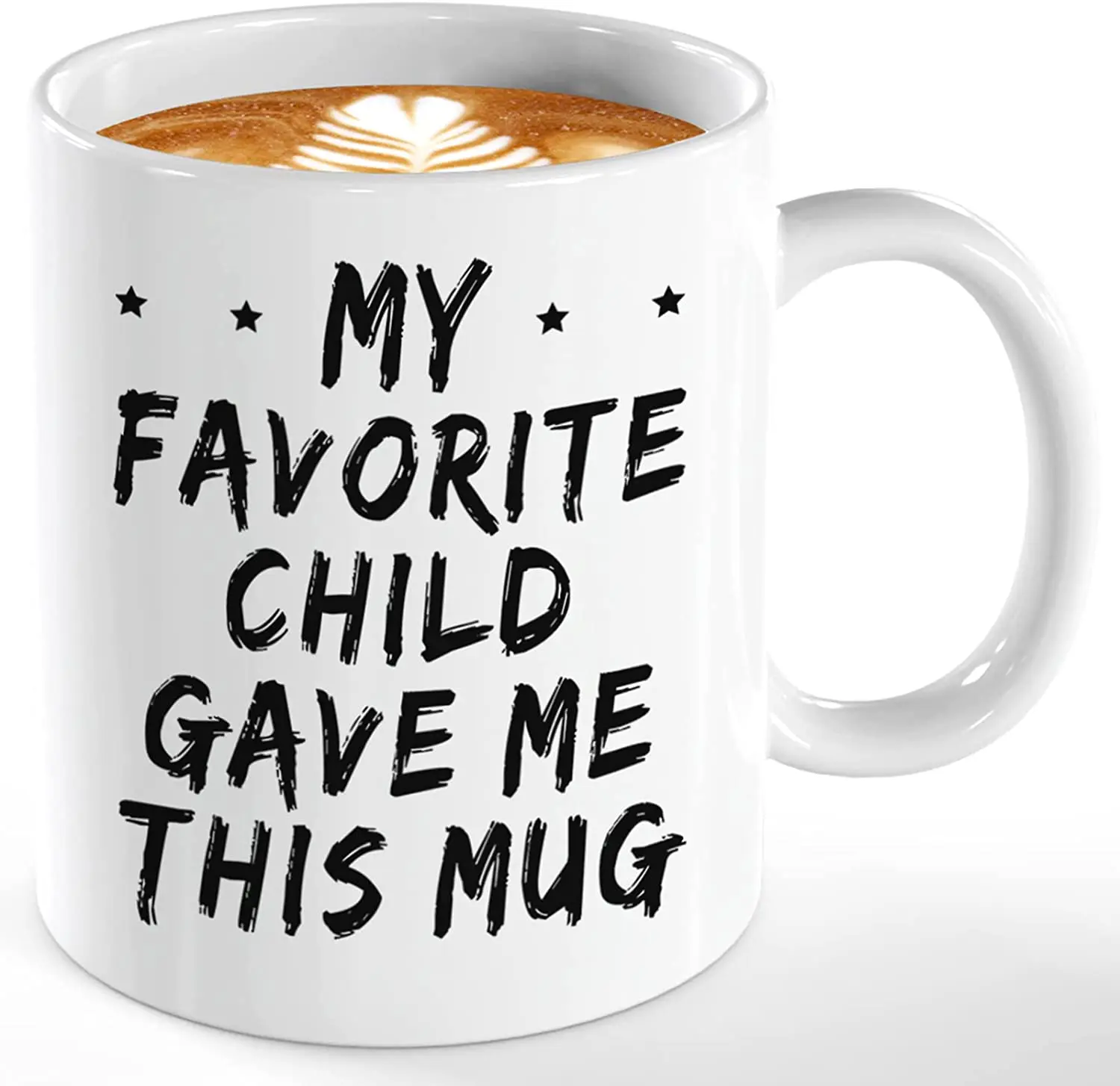 My Favorite Child Gave Me This Mug Coffee Mug Ceramic Milk Tea Cup  Dad Mom Father Mother Birthday Gift