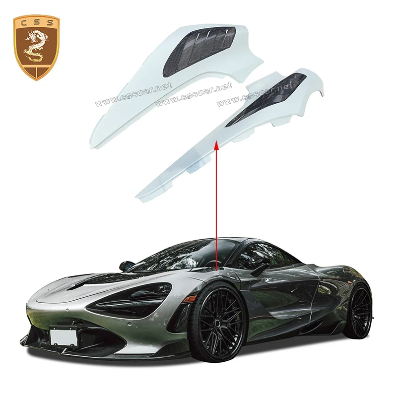 

For Mclaren 720S VOR Style Carbon Fiber Fenders Aero Kits Trim 720S Body Kit Racing 2017+