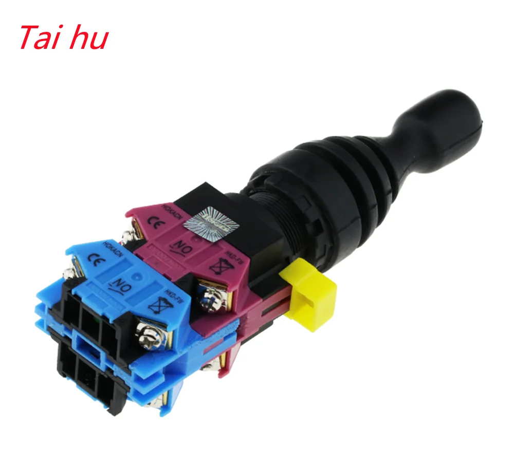 

22mm Joystick Switch Momentary 4 position 4NO self Latching Spring Return Wobble Stick Monolever Rocker Cross Switch HKL-FW