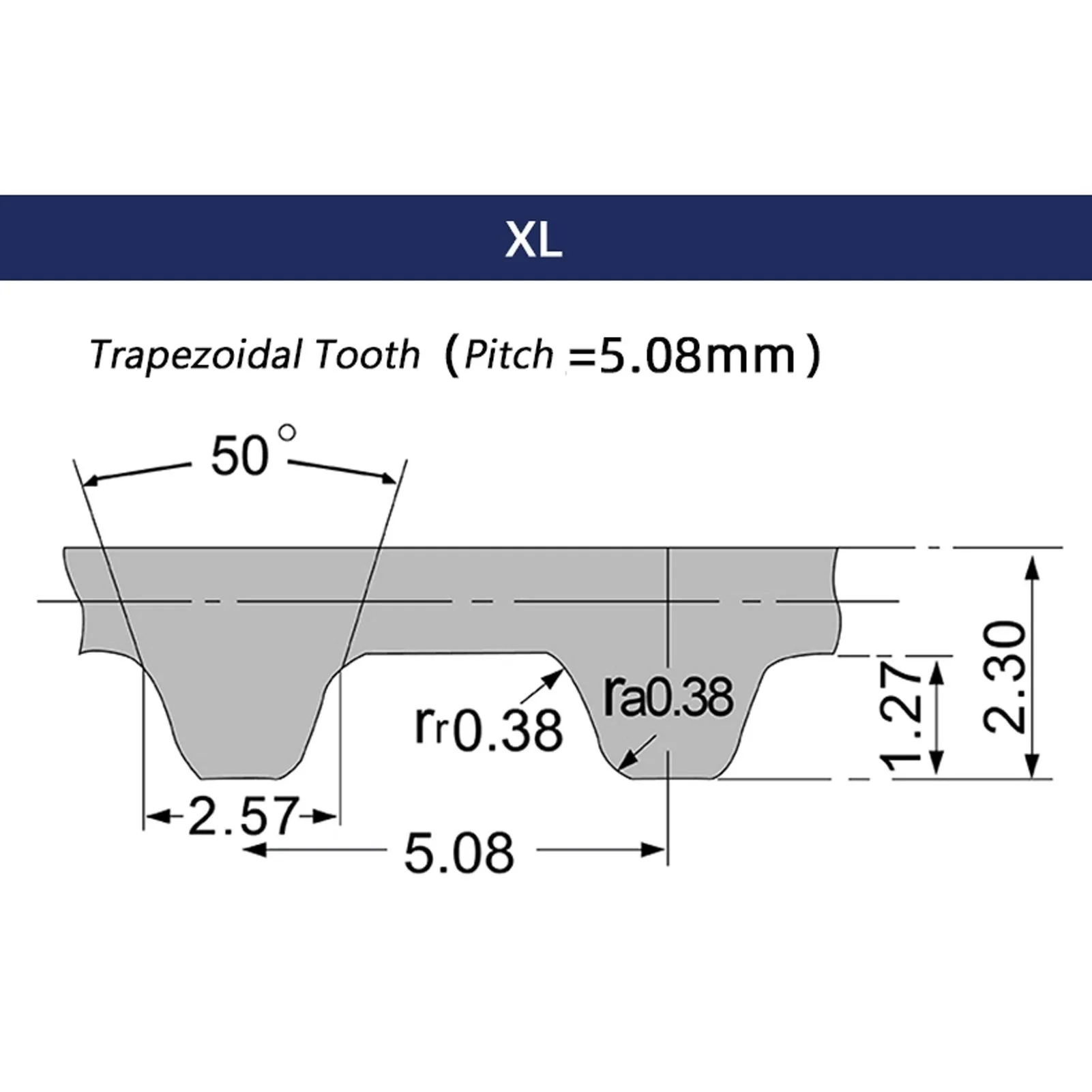 86XL 88XL 90XL 92XL 94XL 96XL 98XL 100XL 102XL 104XL 106XL Timing Belt, Width 88XL025 88XL037, Teeth 44, Synchronous Belt