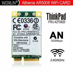 Atheros AR5BXB72 ar5008 42t0825 AR5BXB72 ABGN 300Mbps Wireless Wifi PCI-E card for IBM T61 X61 T61p R60 R61 Networking adapter