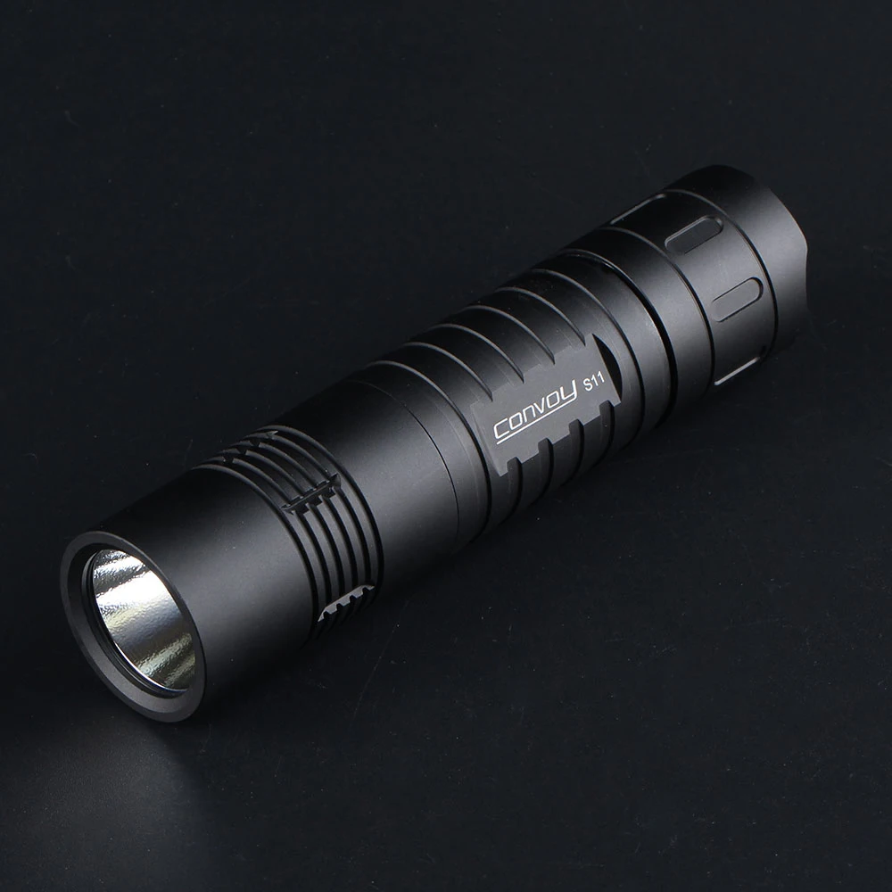 Flashlight Convoy S11 Luminus SST40 2300lm Lanterna Led Camping Torch Fishing Lantern 26650 Flash Light Black Tactical Linterna