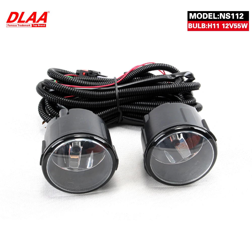 DLAA For JUKE 2012 2013 2014 Front Fog Lights Car Styling Spot Light Fog Lamps With Switch - 1 Pair