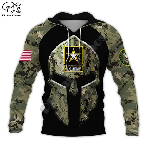 PLstar Cosmos Newest US Military Army suit Soldier Camo Pullover NewFashion Tracksuit 3DPrint Zip/Hoodies/Sweatshirts/Jacket A-3