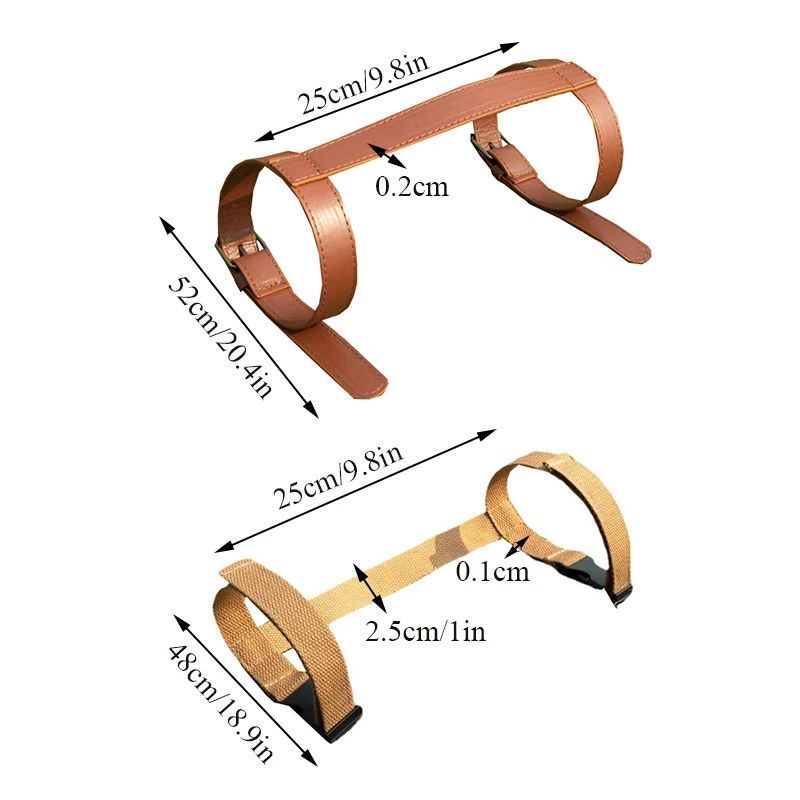 Outdoor Mat Binding Belt Leather Binding Belt Webbing Belt Adjustable Multifunctional Braided Straps Accessories