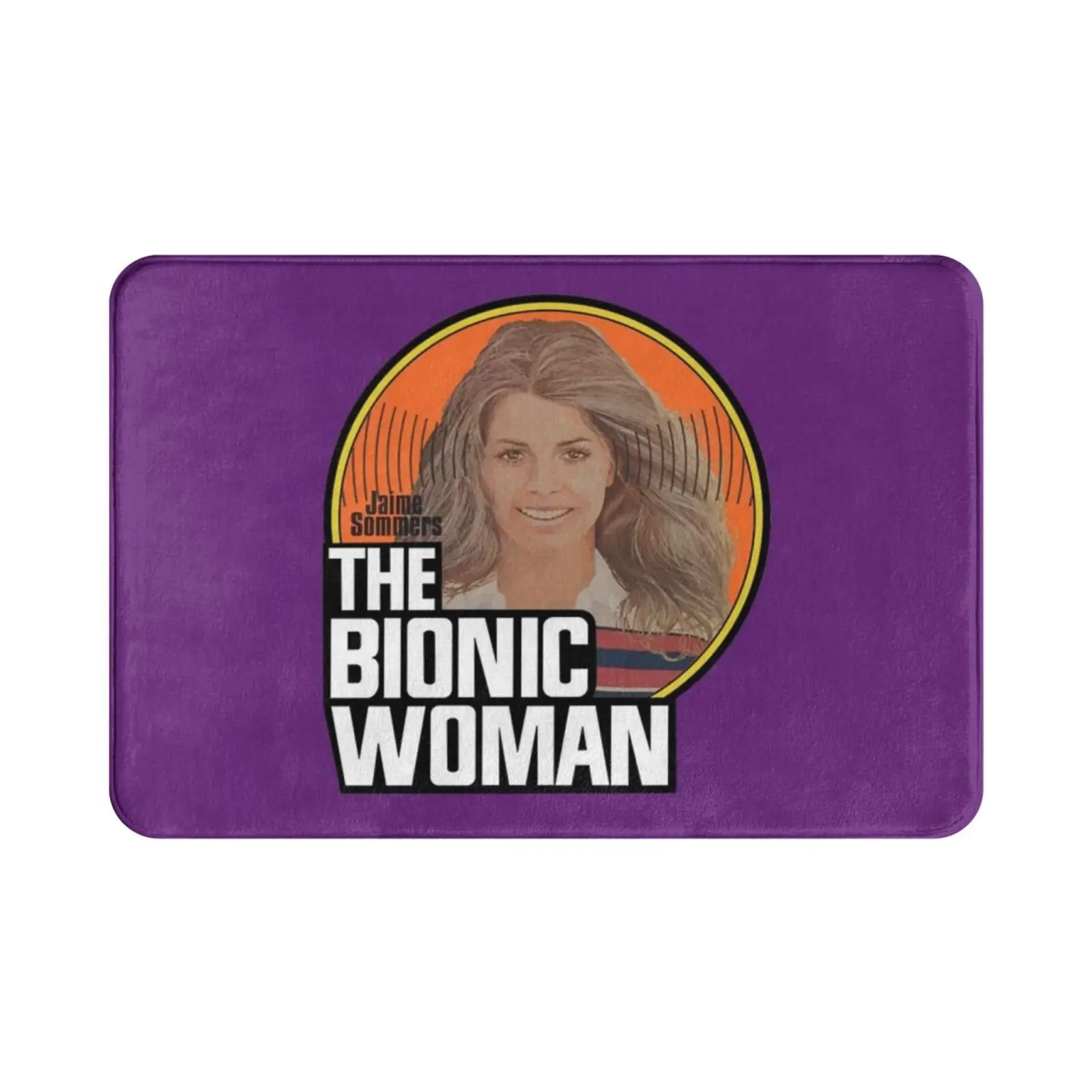 Jaime Sommers The Bionic Woman Shirt , , Carpet Mat Rug Cushion Soft Bionic Woman Lindsay Wagner Jaime