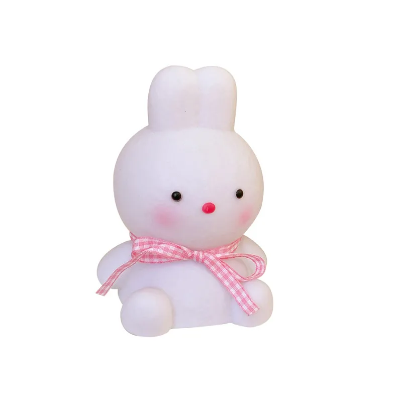 New Style Rabbit LED Night Light for Children Baby Kids Bedside Lamp Multicolor Silicone Touch Sensor Tap Control Nightlight