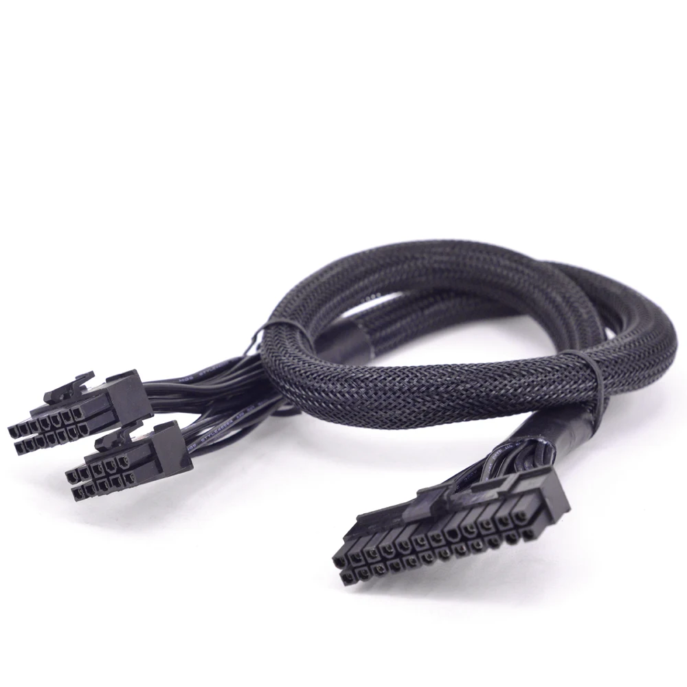 PSU Modular 14+10pin to 20+4Pin ATX Power Supply Cable 24Pin Motherboard Flat Cable for Corsair HX1200i HX1000i HX850i HX750i