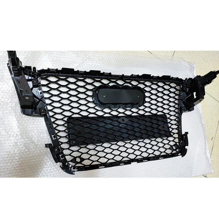 For Audi A5 B8 S5 S-line Racing Grill 2009-2011 ABS Front Bumper Honeycomb Engine Guard 2009-2011 Car Accessories Not Fit RS5