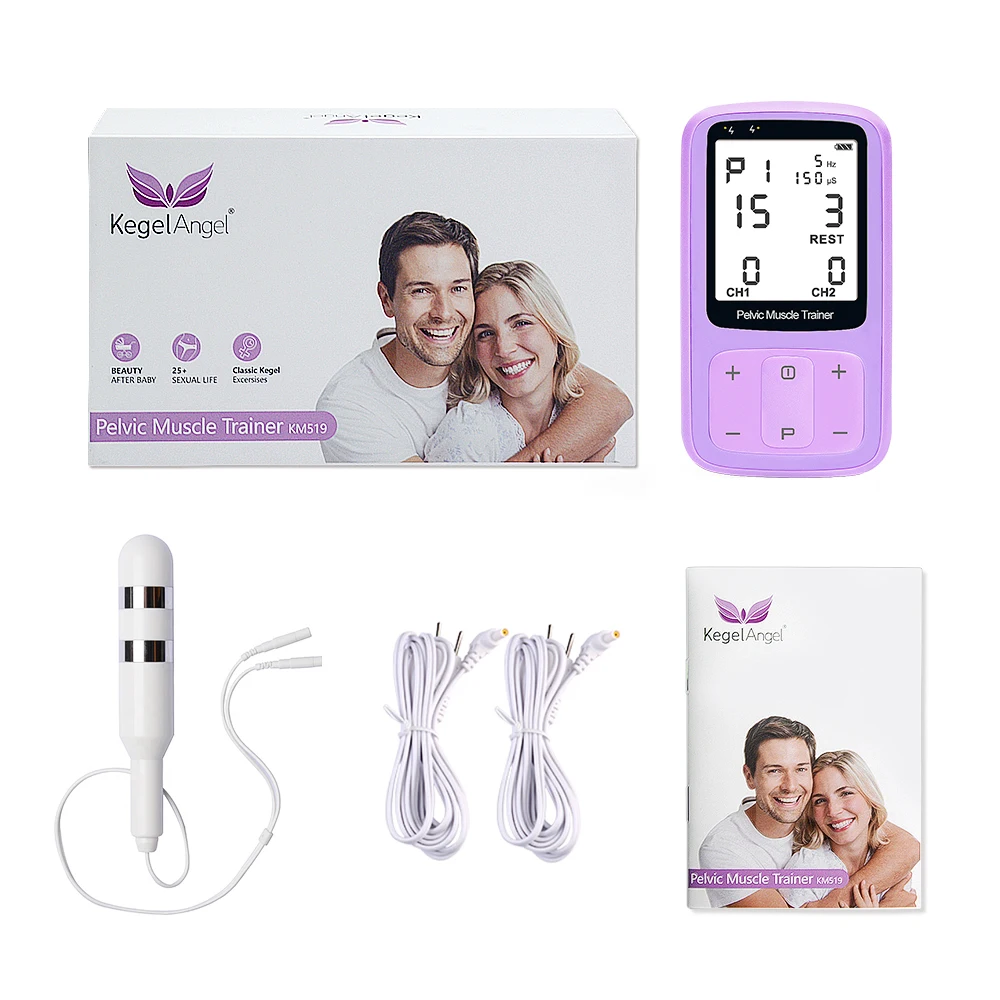 2 Channels 15 Modes Pelvic Muscle Electrical Trainer Kegel Exerciser Incontinence Therapy with Probe for Women