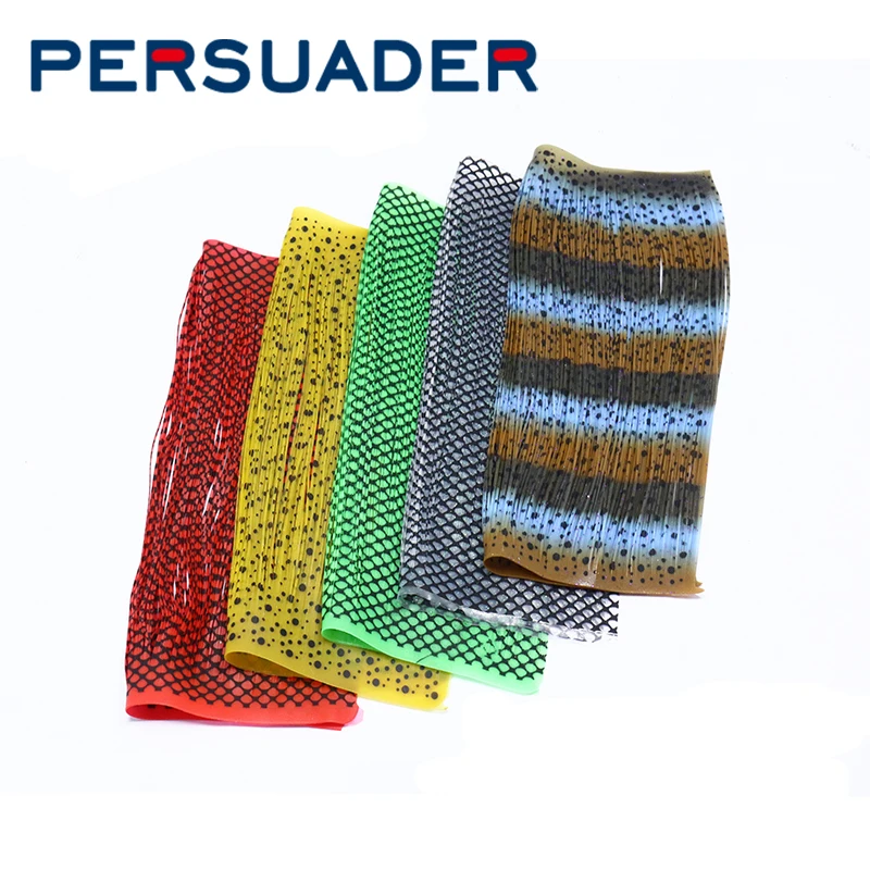 Persuader 2sheets premium silicone rubber legs squid skirts 200strands/sheet wooly buggers steelhead pattern fly tying materials