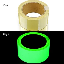 5CMX5M Luminous Tape Night Vision Glow In Dark Self-adhesive Warning Tape Safety Security Home Decoration Tapes