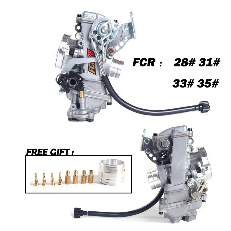 FCR 28 35 37 39 41 Racing Carburetor CRF For Dirt Bike MotorCross Scrambling FCR Carburetor Add Power 30%XR CRF450 CRF650 FS450