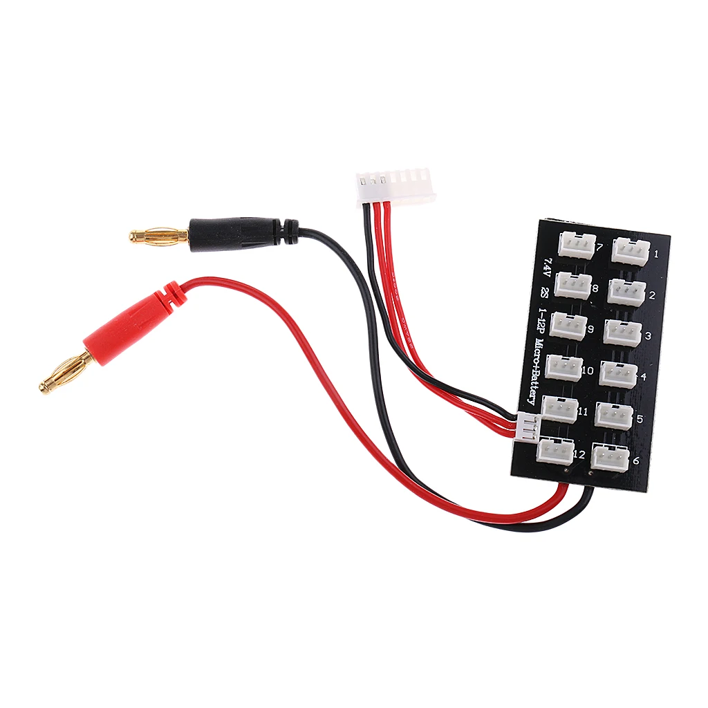 

JST-PH 7.4V 2.0-2S Battery Parallel Charging Board Charger 4mm Banana Plug