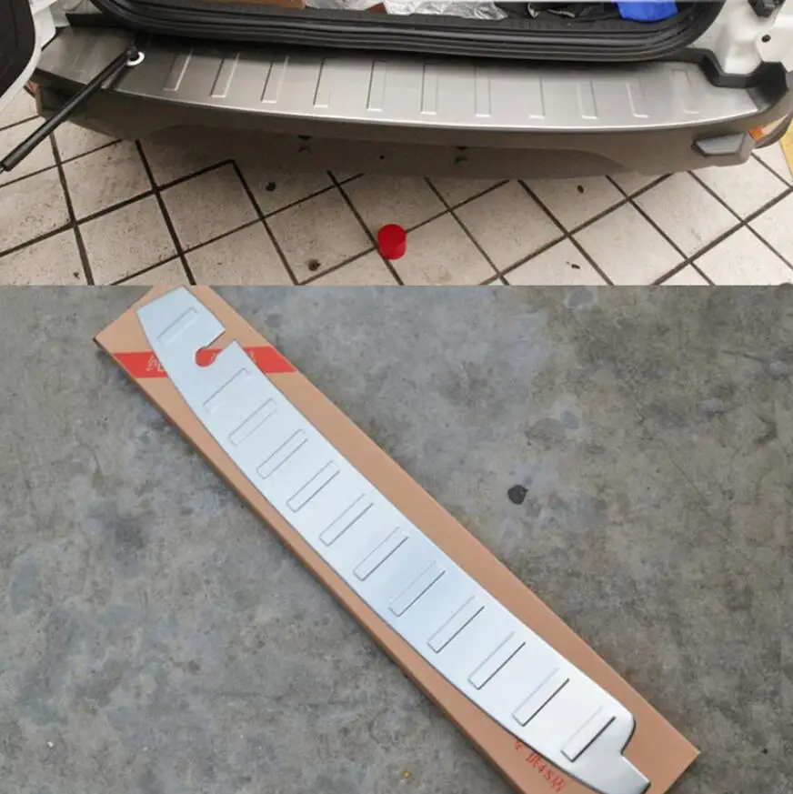 Car-covers 304 Stainless Steel Rear bumper Protector Sill fit for Ford Ecosport 2013-2017 Car styling