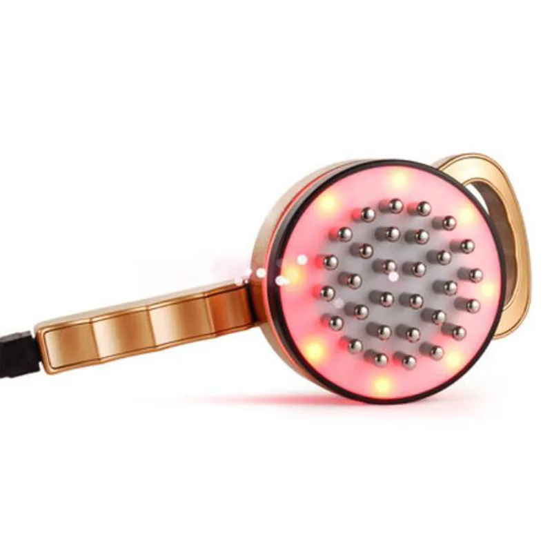 

High-quality micro-electric shock meridian brush, five elements health body far infrared fever health brush bio-brush Gold